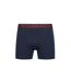 Pack of 5  Mens chasma boxer shorts  navy Crosshatch-3