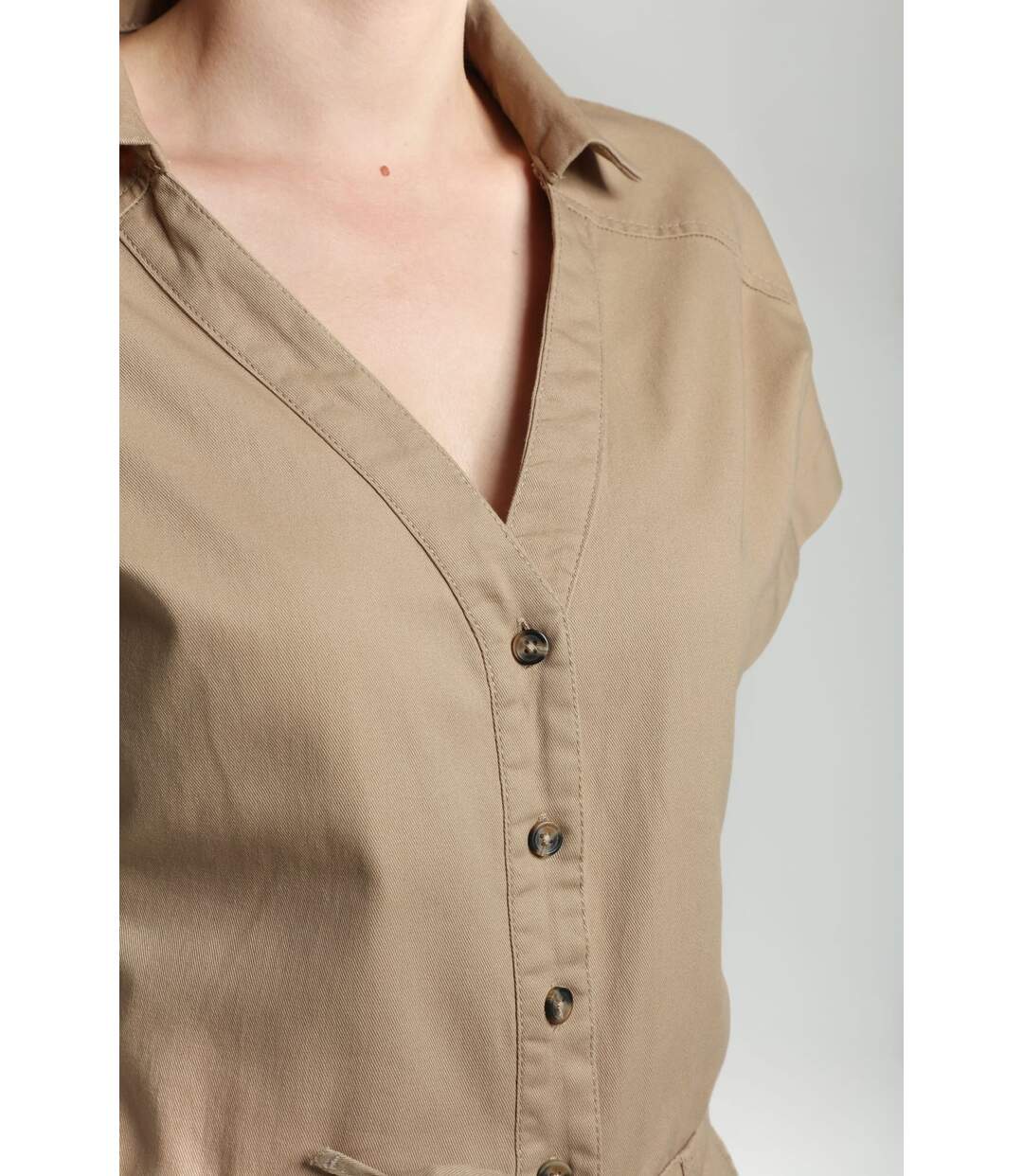 Combinaison Courte Femme Darry  | Gerard Pasquier Avec Col Polo Oucolvert | Gerard Pasquier-4