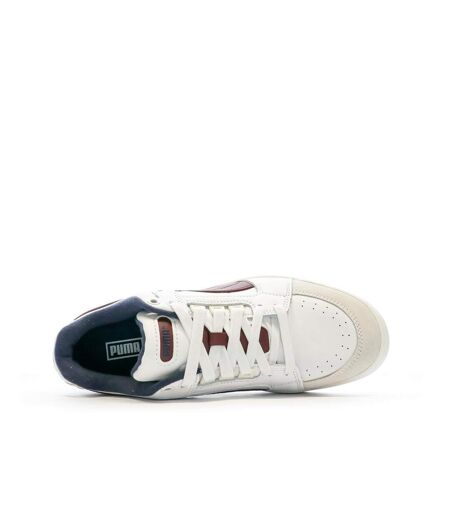 Baskets blanc/bordeaux homme puma slipstream lo retro