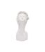 Vase Déco en Porcelaine Young Lady Roses 26cm Blanc-1