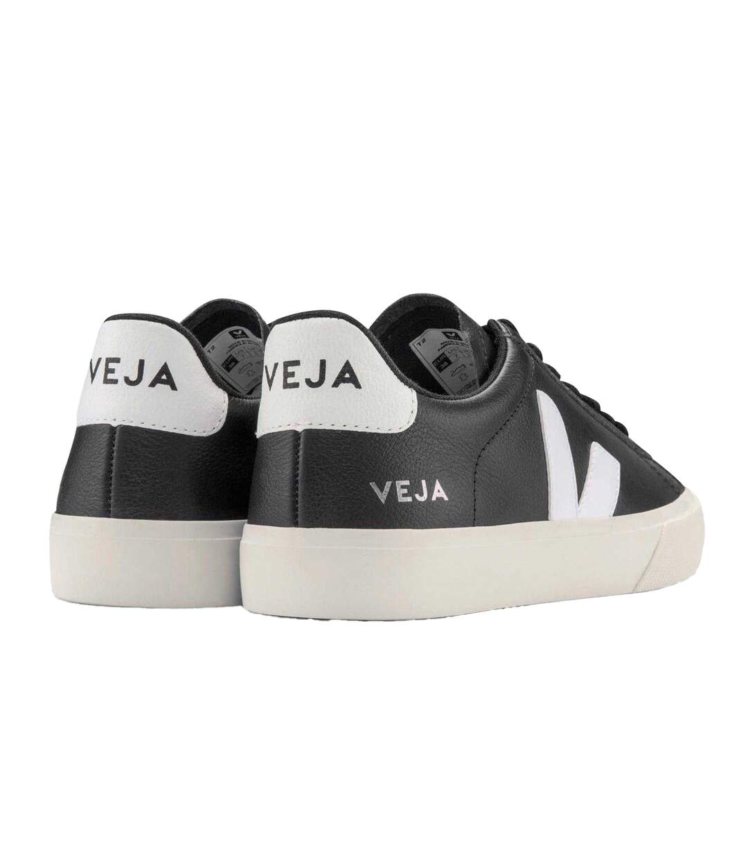 Baskets Campo Adulte Noir Blanc Veja-3