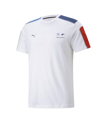 T-shirt Blanc Homme Puma Bmw Mms Mt7 - L