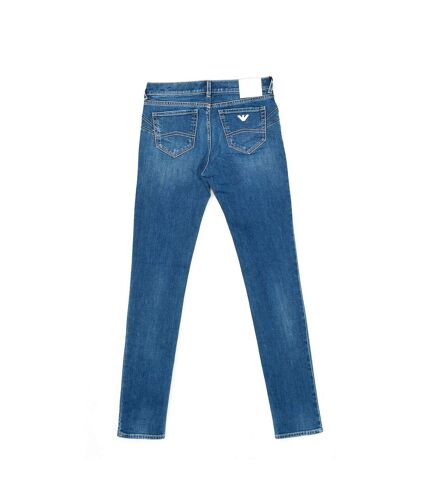 Women's long narrow cut denim pants C5J23