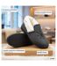 OZABI Charentaises Femme Hiver, Broderie Flocon, Col Fourrure, Semelle Amovible-4