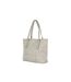 Womens/ladies trish stitched tote bag one size grey Dorothy Perkins