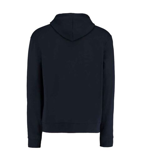 Sweat À Capuche Motif/style Zippé Adulte Bleu Marine Kustom Kit