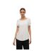 Womens/ladies Bella Scoop Neck Regular T-shirt Snow White Vero Moda-2