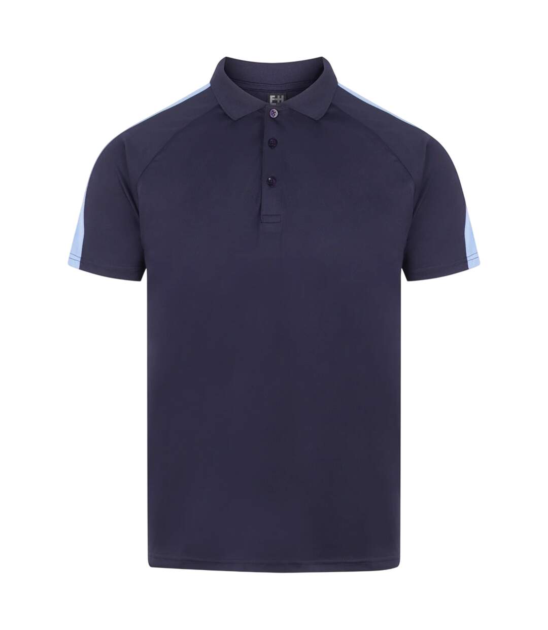 Polo Team Adulte Bleu Marine Bleu Ciel Finden & Hales-1