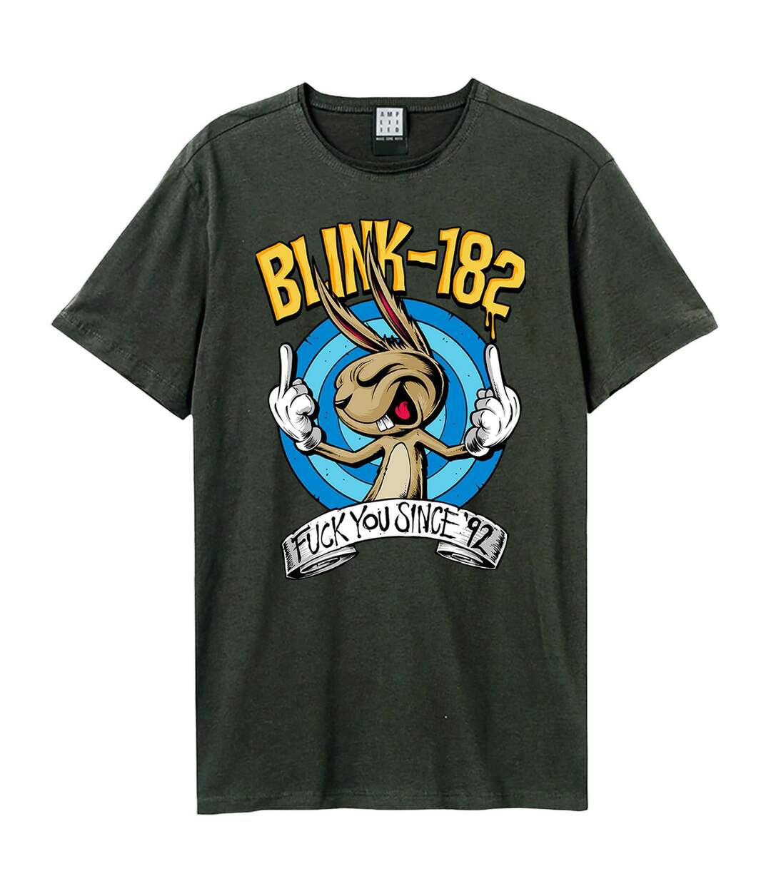 T-shirt F You Since Adulte Charbon Amplified-1