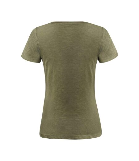 T-shirt Whailford Femme Vert Kaki Foncé James Harvest