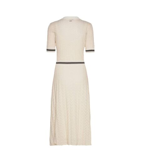 Robe Mi-longue Faselia Femme Blanc Boss
