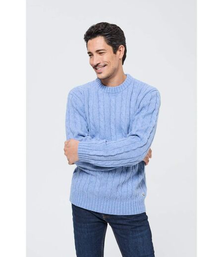Pull Cafyo Sky Blue Chiné