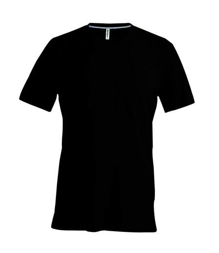 T-shirt manches courtes col V - K357 - noir - homme