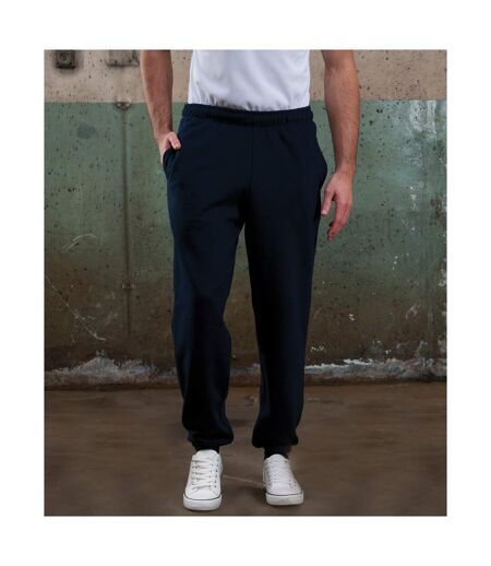 College Cuffed Sweatpants / Jogging Bottoms New French Navy Awdis