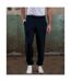College Cuffed Sweatpants / Jogging Bottoms New French Navy Awdis-1