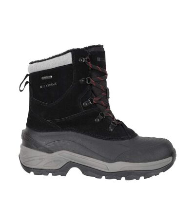 Mens snowdon extreme suede snow boots black Mountain Warehouse