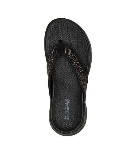 Tongs Motif/style Strass Go Walk Arch Fit Femme Noir Skechers
