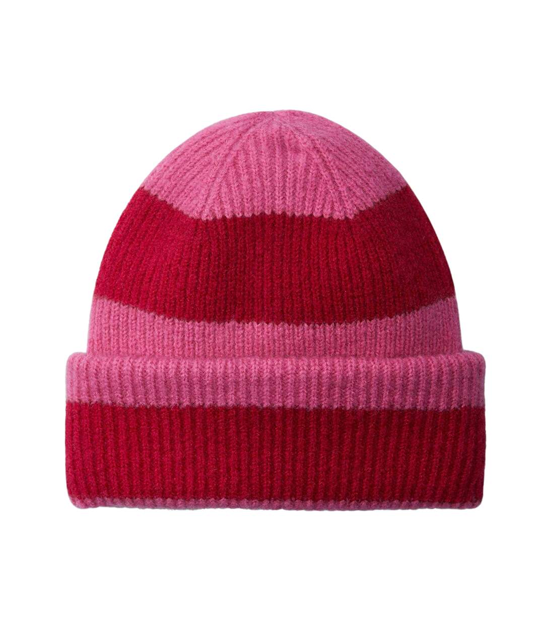 Bonnet Motif/style Blocs De Couleurs Vrai Rose Rouge Classique Beechfield-2
