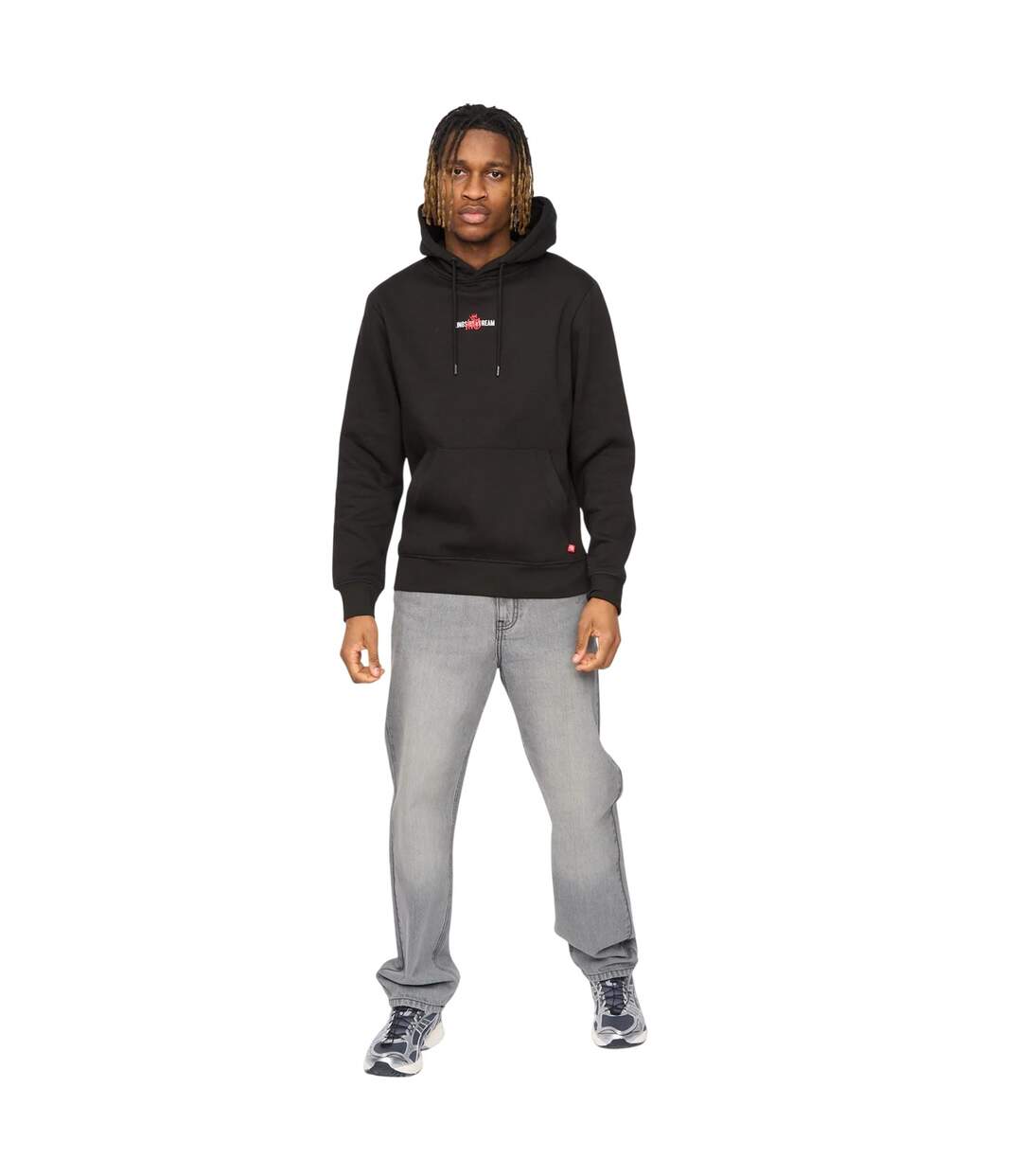 Mens Built Hoodie Black Kings Will Dream-1