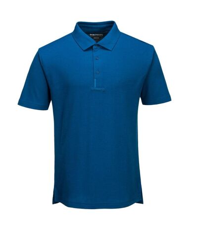 Portwest Mens WX3 Polo Shirt (Persian Blue)