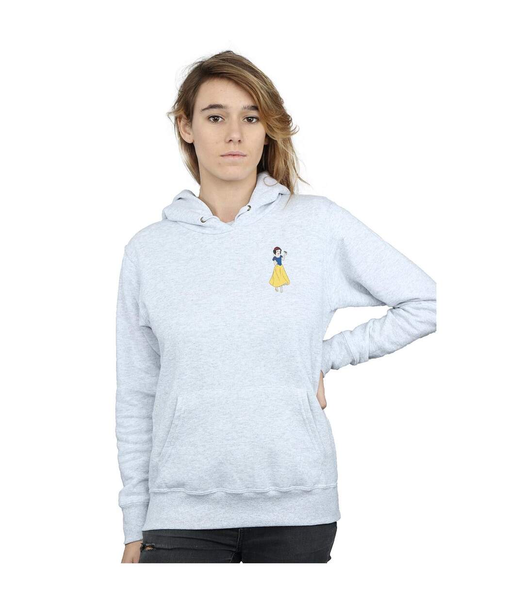 Disney Princess - Sweat à capuche SNOW WHITE CHEST - Femme (Gris chiné) - UTBI12403-2