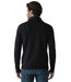 Pull noir à  manches longues avec col en boule et lacet, pour un look décontracté et stylé-2