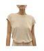 T-Shirt beige femme vero moda sarah-1