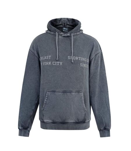 Mens Nyc Arch Hoodie Washed Grey Everlast