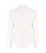 Chemise À Manches Longues En Tissu Extensible Oxford Pour Dames Et Demoiselles Blanc Kustom Kit-2