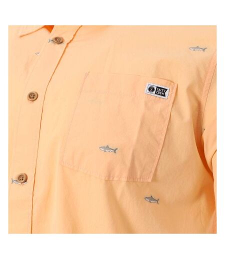 Chemisette Manches Courtes Orange Homme Salty Crew Bruce - S