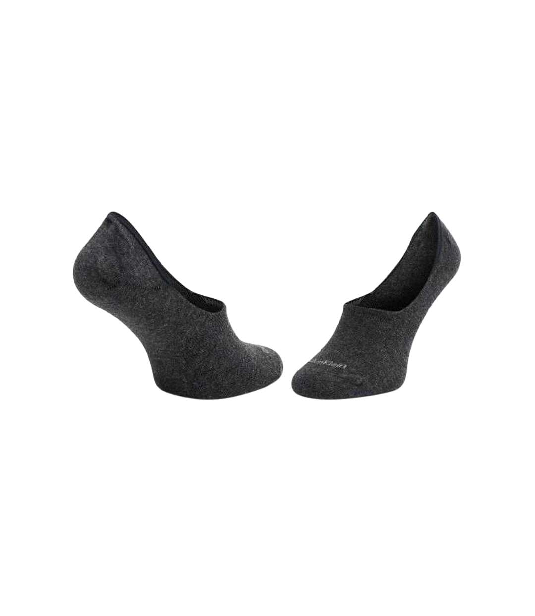 Chaussettes Motif/style Logo Femme Gris Calvin Klein-2