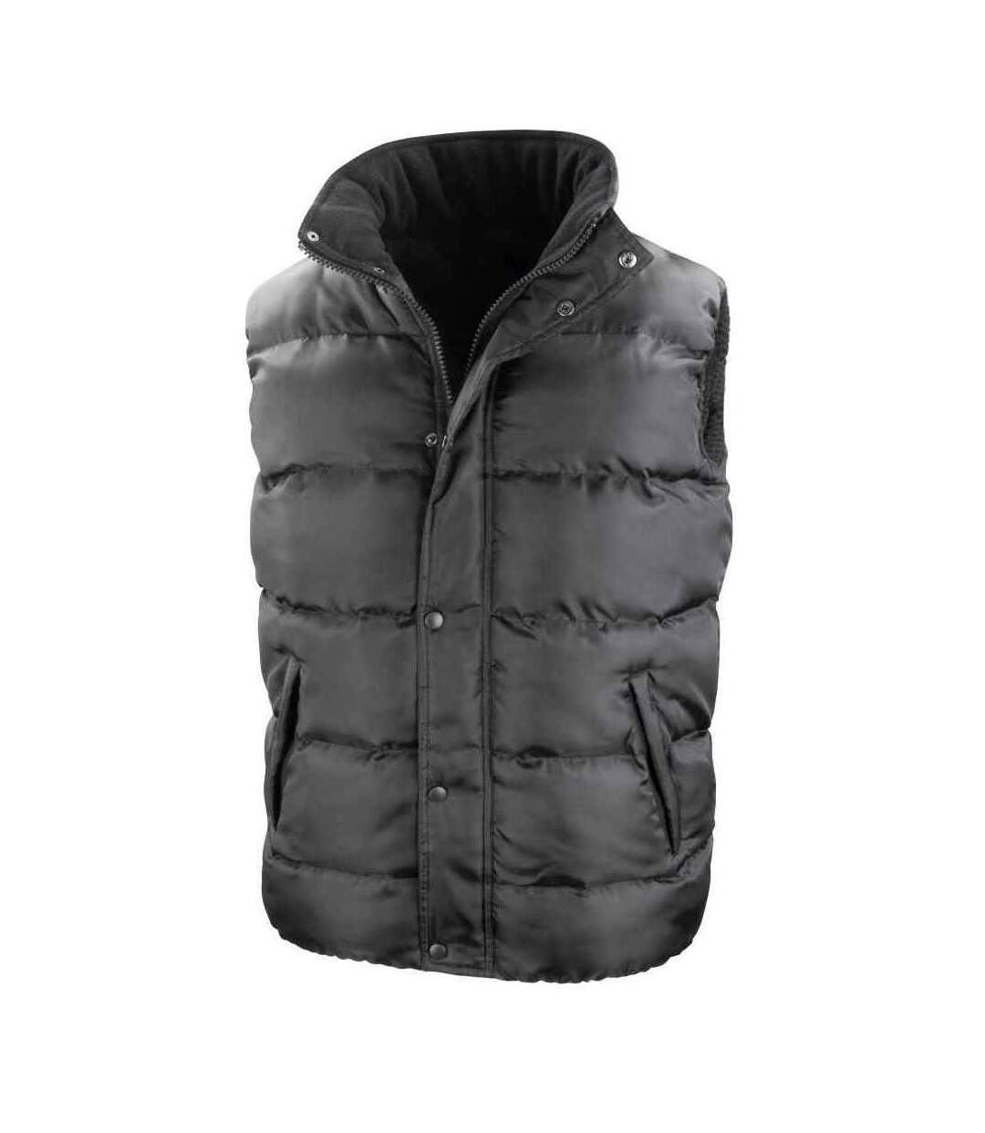 Unisex adult nova padded gilet black Result Core-1