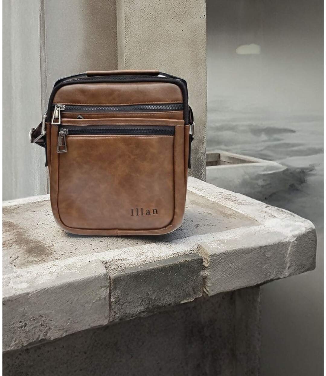 Sacoche en simili cuir tarracolla pour homme - Finition soignée et style intemporel-4