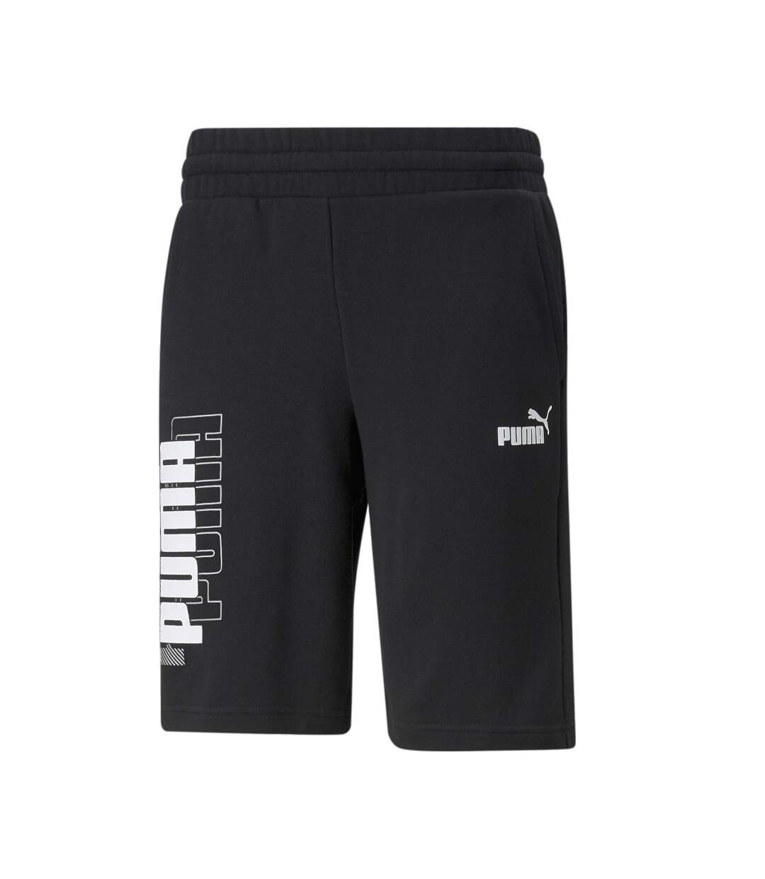 Short Jogging Noir Homme Puma Power Logo-1