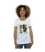 Disney T-shirt en coton à empiècement technique Lightyear Buzz Femme/Ladies (Blanc) - UTBI28932-2