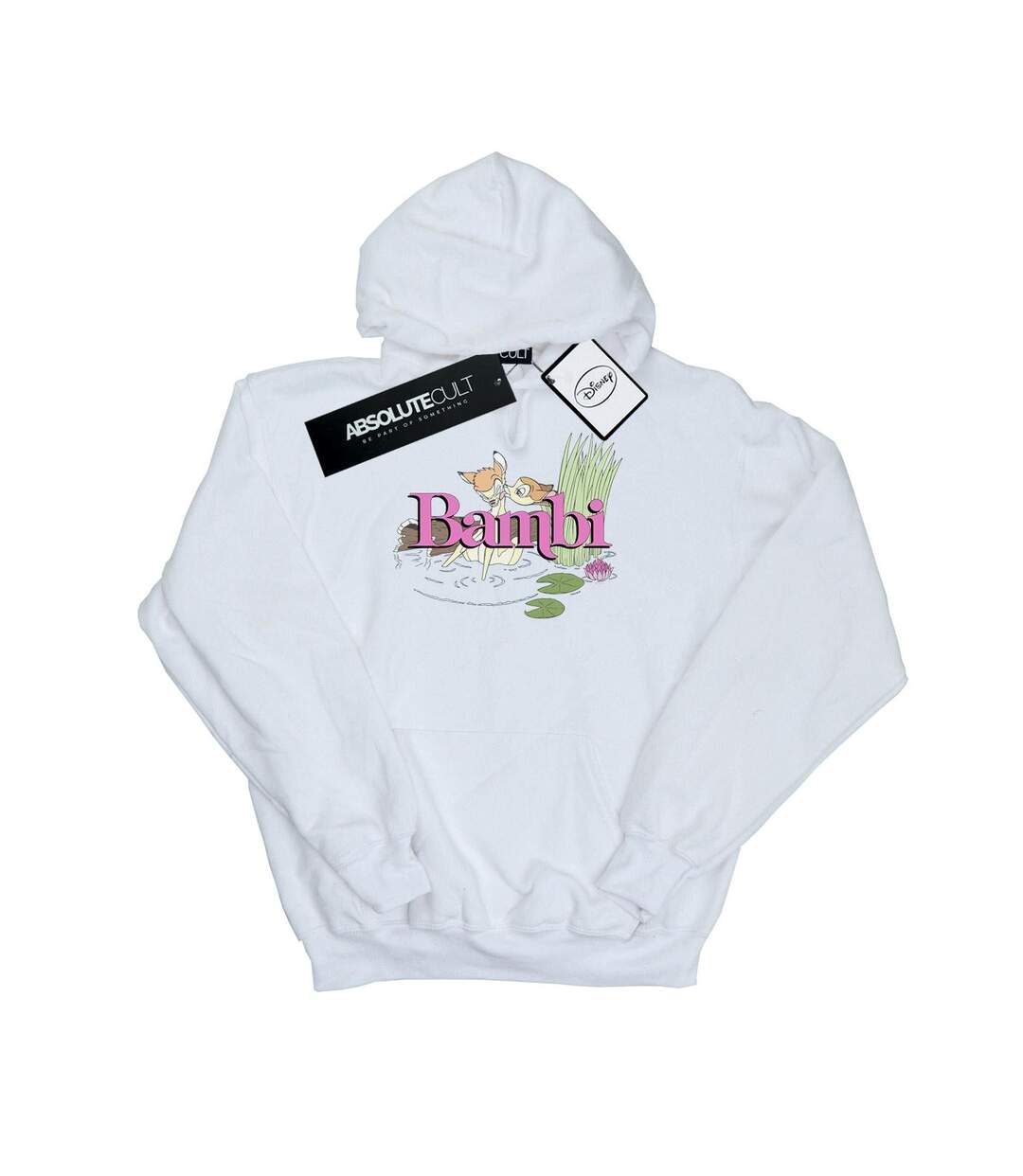 Disney Sweat à capuche Bambi Kiss Femme/Ladies (Blanc) - UTBI5866-1