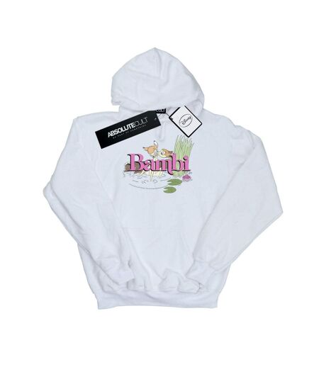 Disney Sweat à capuche Bambi Kiss Femme/Ladies (Blanc) - UTBI5866