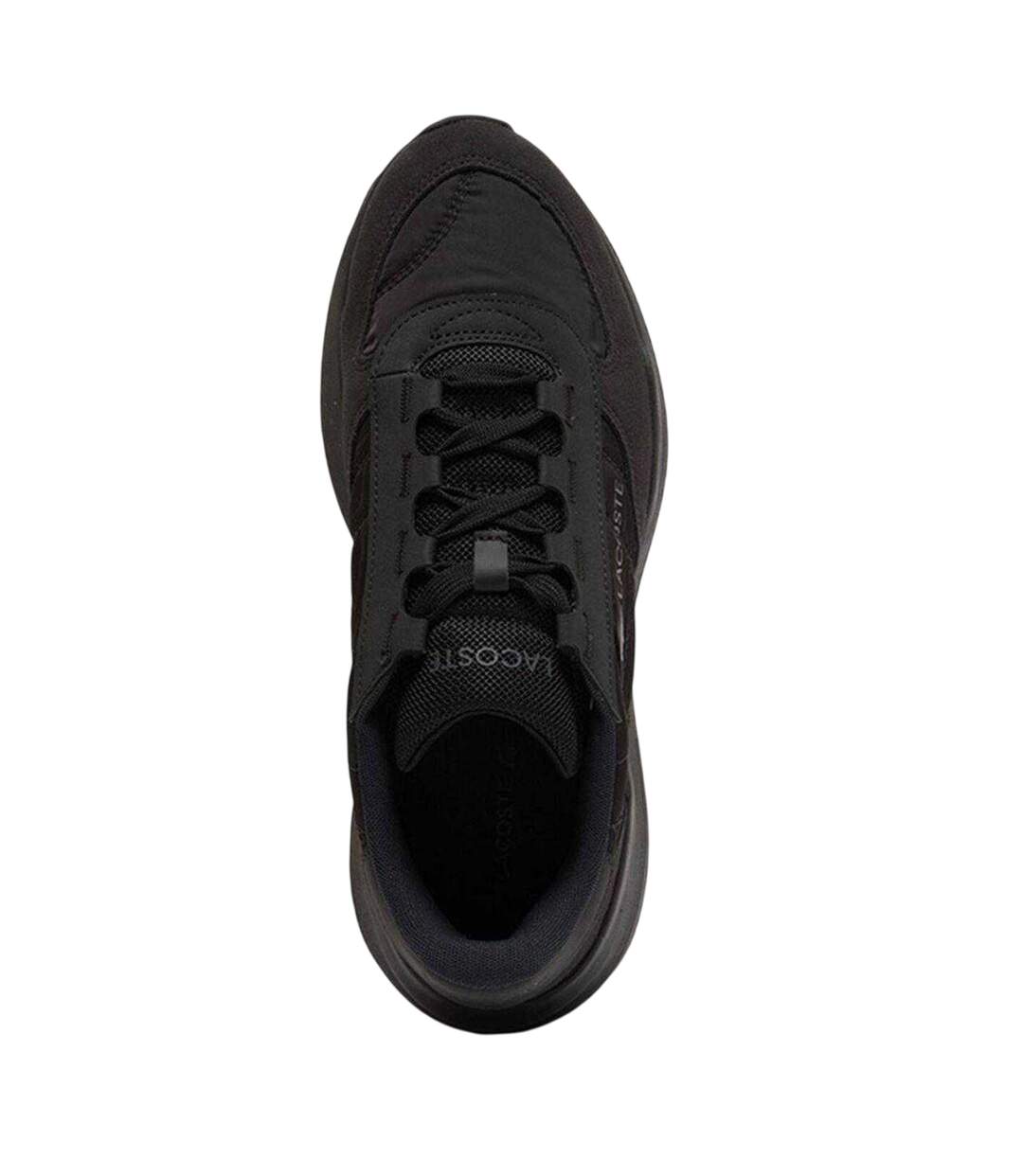 Mens Elite Actevo Suede Trainers Black Lacoste-2