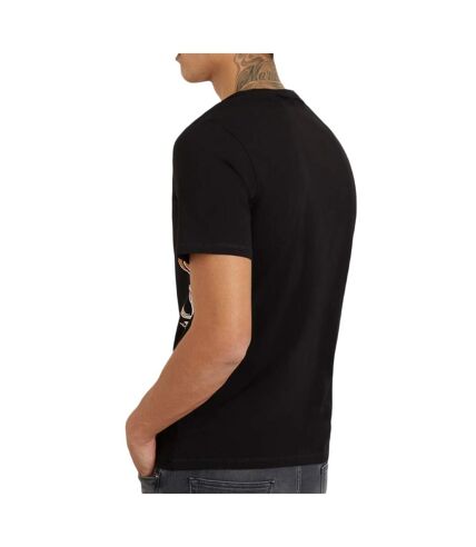 T-shirt Noir Homme Guess Vertical