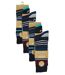 12 Pair Multipack Mens Bamboo Socks | Novelty Multicolor Cushioned Funny Design Crew Socks | Size 6-11 UK