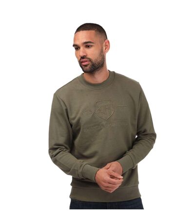 Sweat archive homme vert Gant
