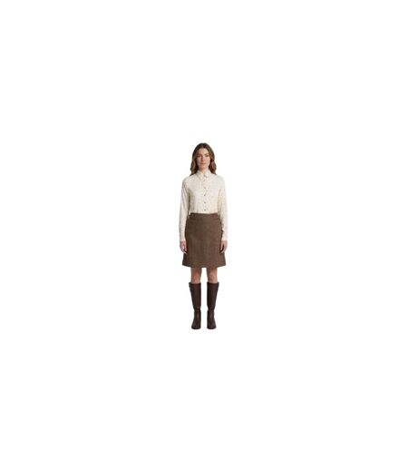 Womens/ladies Leaf Formal Shirt Cream Musto