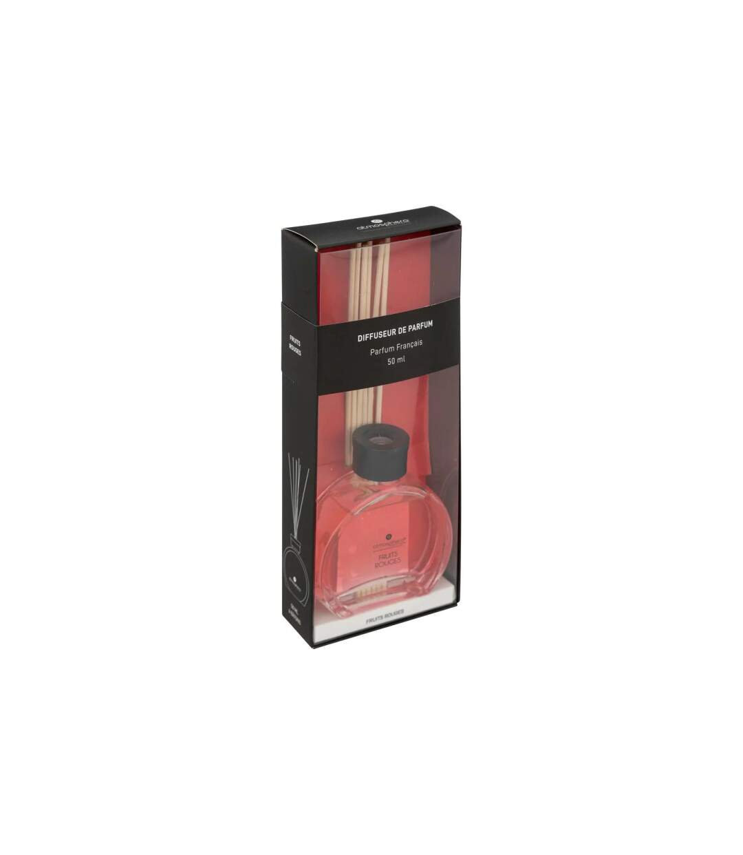Diffuseur de Parfum & 6 Bâtonnets Haly 50ml Fruits Rouges-3