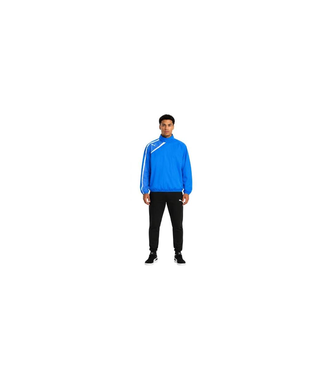 Mens Spirit Performance Fitted Training Jacket Blue Puma-1