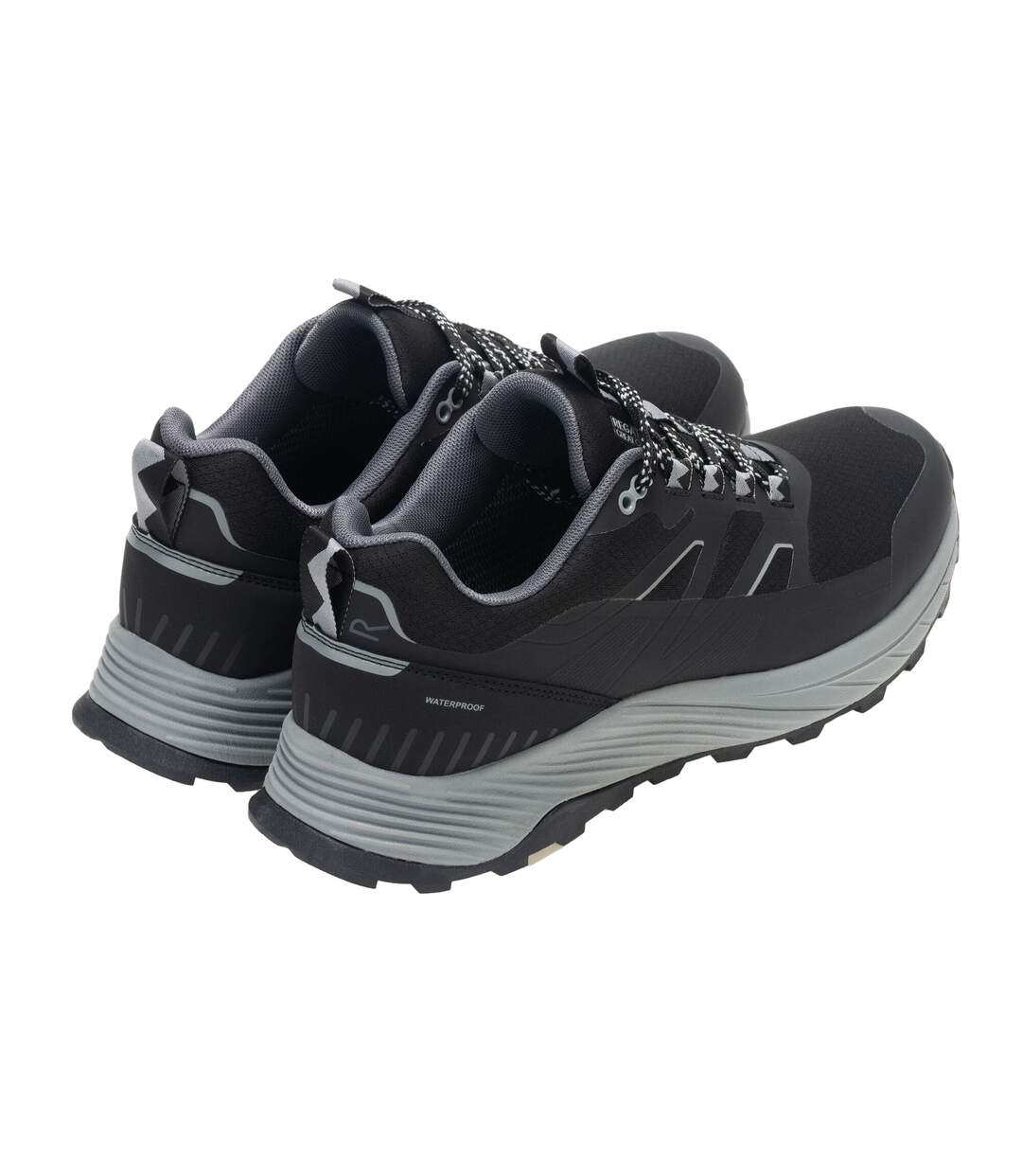 Baskets Ravika Homme Noir Gris Foncé Regatta-2