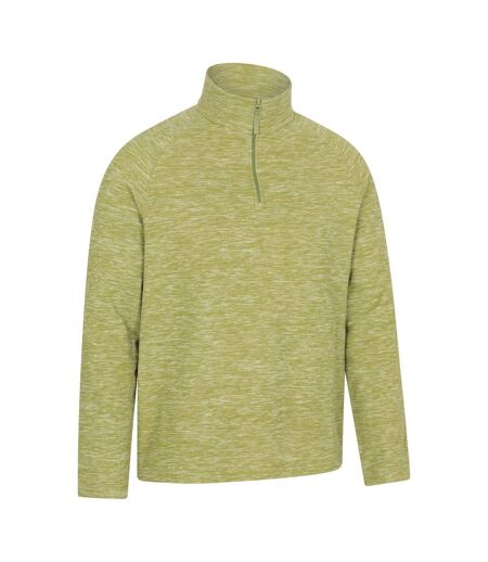 Mens Snowdon Ii Fleece Top Pale Green Mountain Warehouse