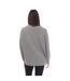 Womens/ladies c_faland boat neck jumper silver Boss-2