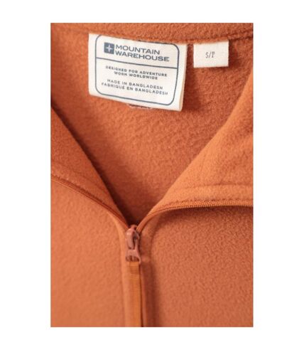 Womens/ladies camber ii fleece top rust Mountain Warehouse