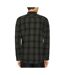 Chemise Noire/Kaki Homme Jack and Jones Chester - M