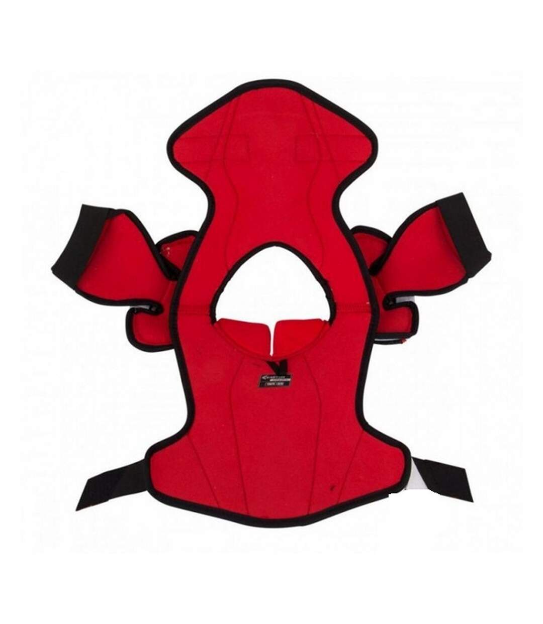 Childrens/kids Synergy Gx Ice Hockey Shoulder Pad M Black Red White Easton-2